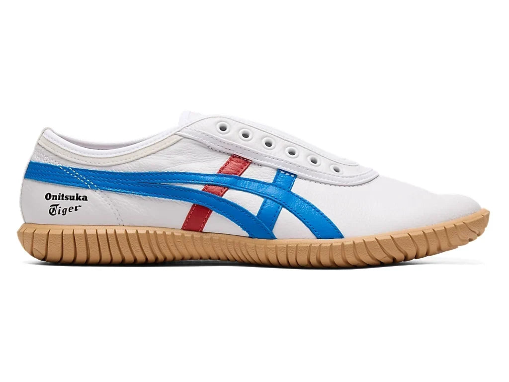 Onitsuka Tiger Tsunahiki Slip-On Sneakers - White Directoire Blue | 1183C529 100