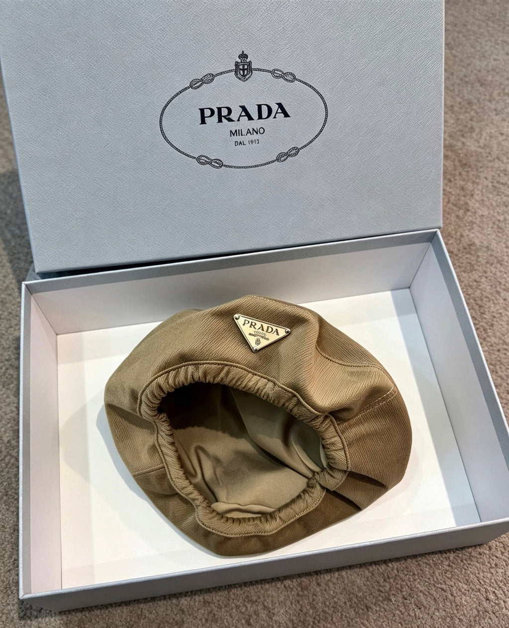 Prada Corduroy Beret